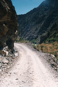 Дорога вдоль Чаткала